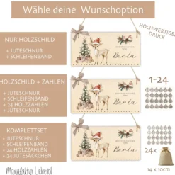Adventskalender Personalisiert