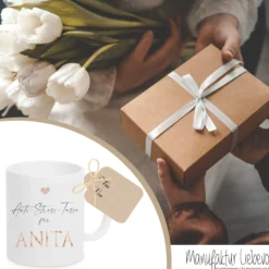 Anti Stress Tasse mit Namen | Kaffeetasse aus Keramik