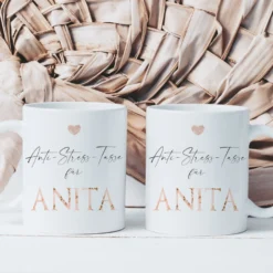 Anti Stress Tasse mit Namen | Kaffeetasse aus Keramik