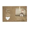 Beste Oma der Welt Originelles Geschenk für Großmütter | Personalisiertes Fotogeschenk mit Holzklammer zum individuellen Befestigen eines Fotos