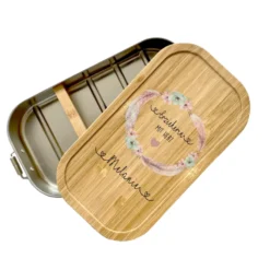Brotdose "Erzieherin mit Herz" mit Namen | Lunchbox als Geschenk | Personalisierte Geschenkidee für Kindergärtnerin | Dankeschön