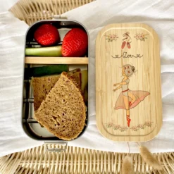 Brotdose mit Namen für Mädchen und Jungen | Lunchbox mit Motiv