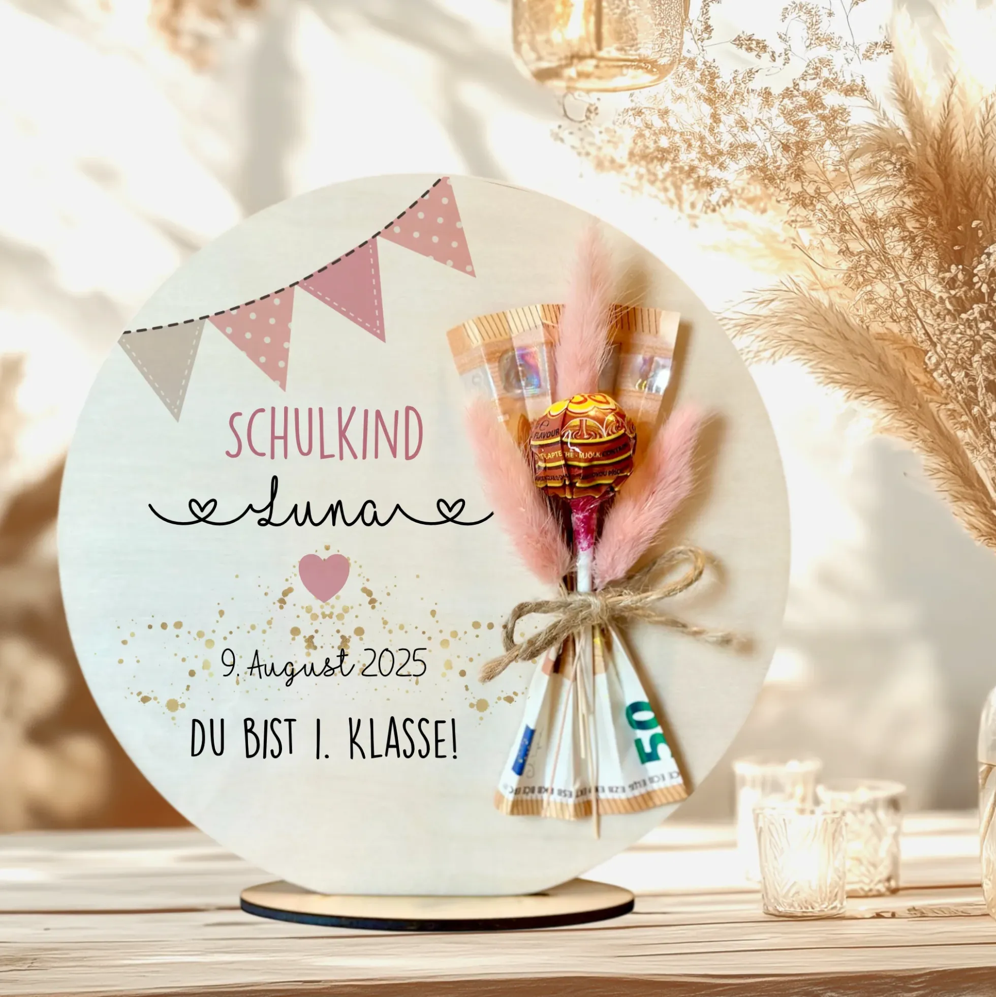 Einschulung Geschenk Einschulung Geld Geschenk Schulkind 2026 Einschulungsgeschenk Name Geschenke zum Schulanfang Mädchen Junge Einschulung