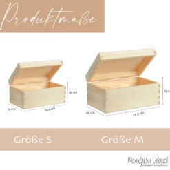 Erinnerungskiste Kommunion mit Namen & Datum | Personalisiertes Kommunionsgeschenk