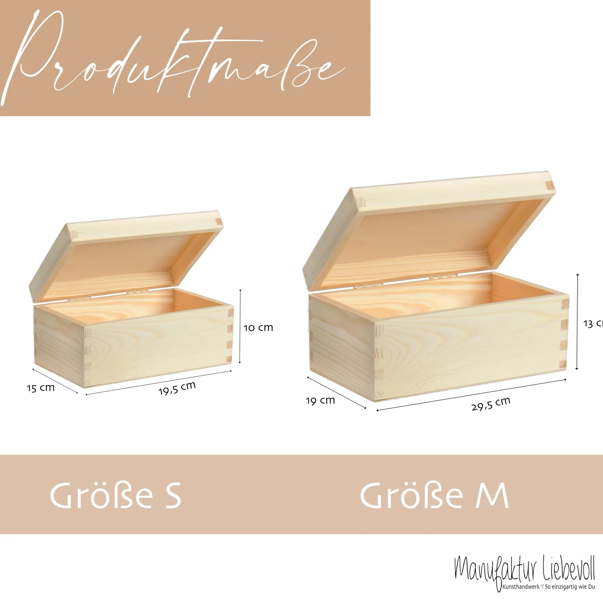 Erinnerungskiste Kommunion mit Namen & Datum | Personalisiertes Kommunionsgeschenk