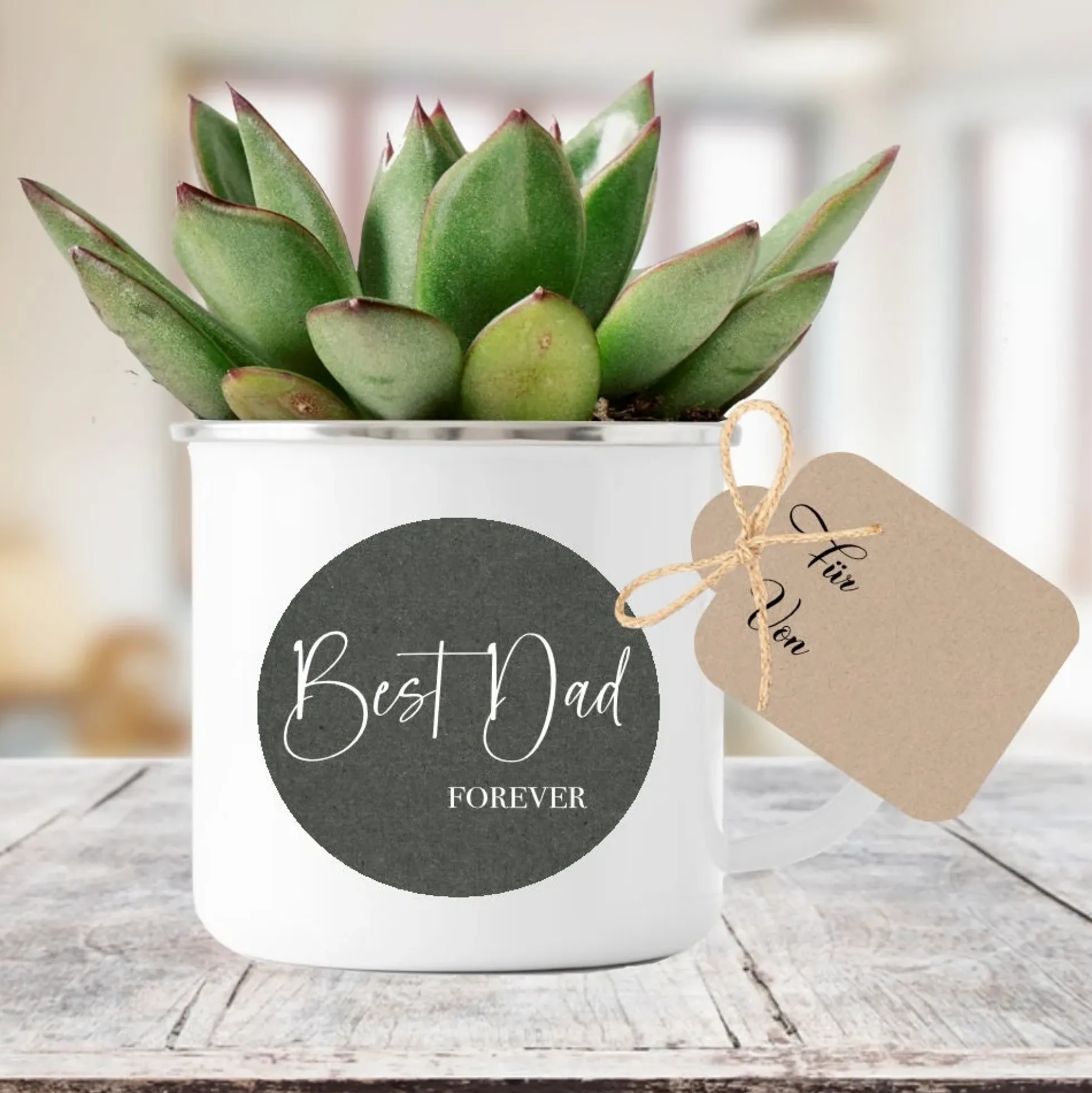 Flaschenlicht "Best Dad forever" | Perfektes Geschenk für coole Väter | Originielle Geschenkidee für den Papa | 3 Produktvarianten zur Auswahl