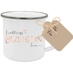 Flaschenlicht "Lieblingserzieherin" mit dem Namen personalisiert | Besonderes und originelles Geschenk | Perfekte Geschenkidee zum Abschied und als Dankeschön | 3 Produktvarianten zur Auswahl