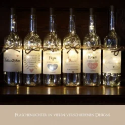Flaschenlicht mit Spruch für Großväter 