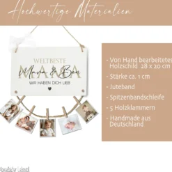 Fotogeschenk Mama Geschenk Geburtstag Geburtstagsgeschenk Mama Namen Muttertag