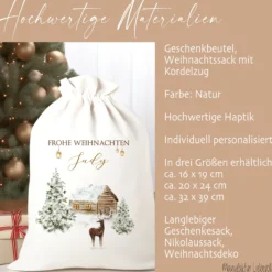 Geschenksack Namen Nikolaussack