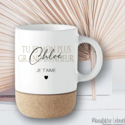 Geschenk Tasse Namen französisch, Kaffeetasse Tee Tasse Geburtstag, Je t'aime Geschenk Freundin Mama Geburtstagsgeschenk Valentinstag Frau