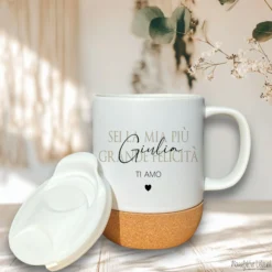 Geschenk Tasse Namen italienisch, Kaffeetasse Tee Tasse Geburtstag, TI AMO Geschenk Freundin Mama Geburtstagsgeschenk Valentinstag Frau