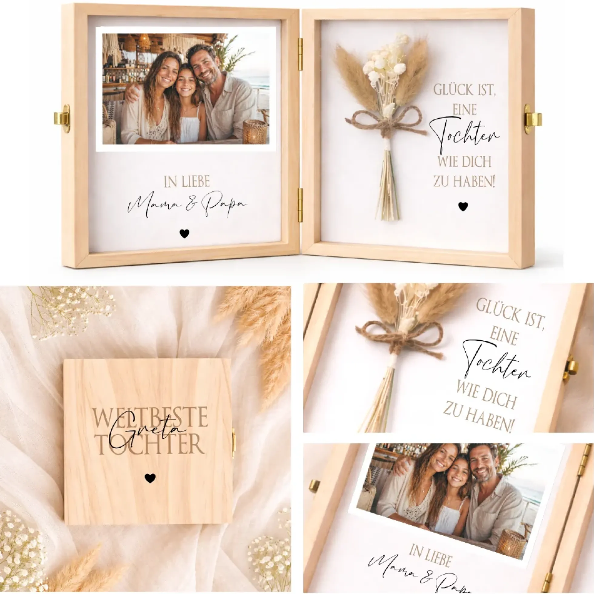 Geschenk Tochter Sohn personalisiert | Taufe Konfirmation Jugendweihe Geschenk | Tochter Geburtstag Sohn Geschenk I Weihnachten Holzbox