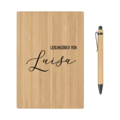 Kaffeebecher "Kleine Auszeit" und Notizbuch " Lieblingsbuch" mit Namen für Sie u. Ihn | Personalisiertes Geschenkset für Frauen u. Männer | besondere Geschenkidee zum Geburtstag