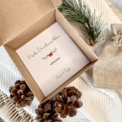Kinder Geschenkschachtel Weihnachten I Name Personalisiert Mädchen Jungen I Weihnachtsgeschenk Weihnachtsmann