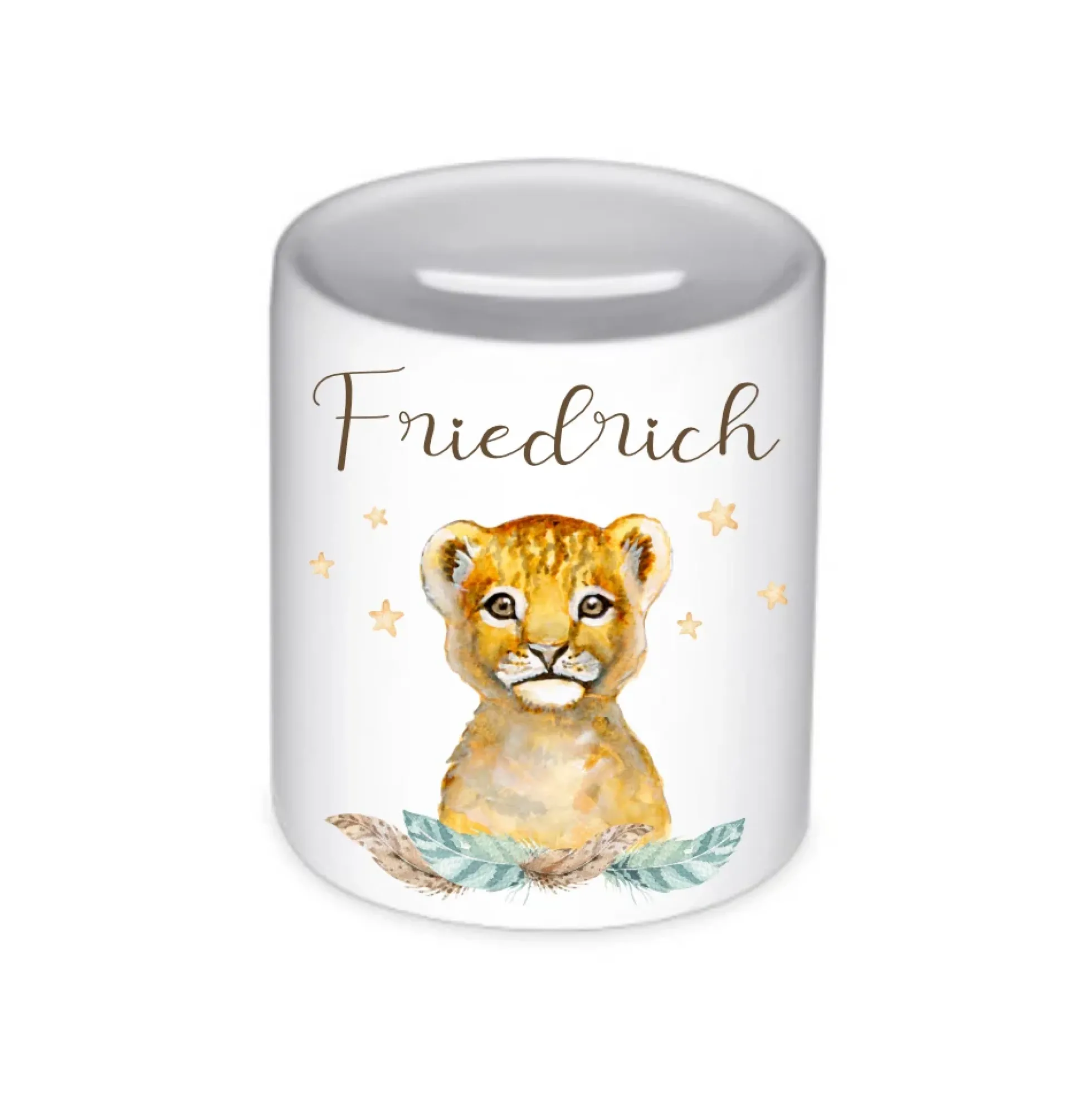 Kinder Spardose Tiermotiv Schaf mit Namen für Mädchen | Personalisiertes Geschenk für Kinder | Originelles Geldgeschenk u. handgefertigte Geschenkidee | 11 Motive zur Auswahl