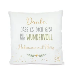 Kissen mit Spruch 
