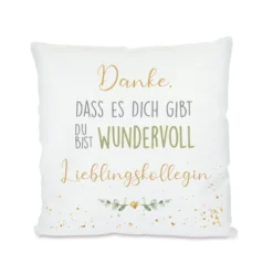 Kissen mit Spruch 