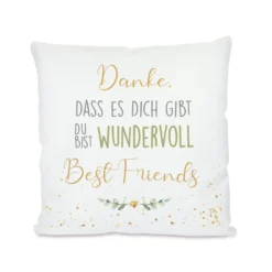 Kissen mit Spruch für das