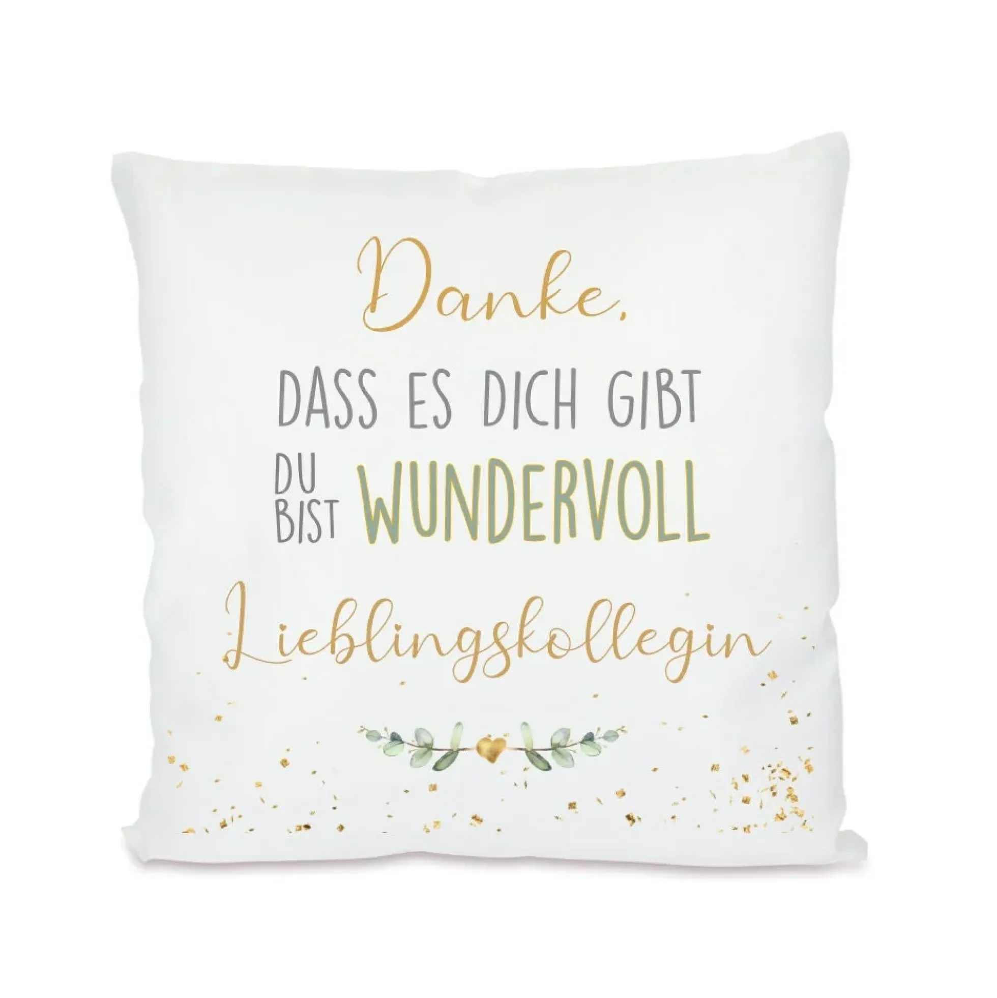 Kissen mit Spruch für die "Erzieherin mit Herz" | Kreatives Geschenk als Dankeschön für die tolle Kitazeit | Besondere Geschenkidee zum Abschied | 8 Motivvarianten zur Auswahl