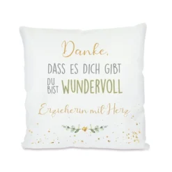 Kissen mit Spruch für die