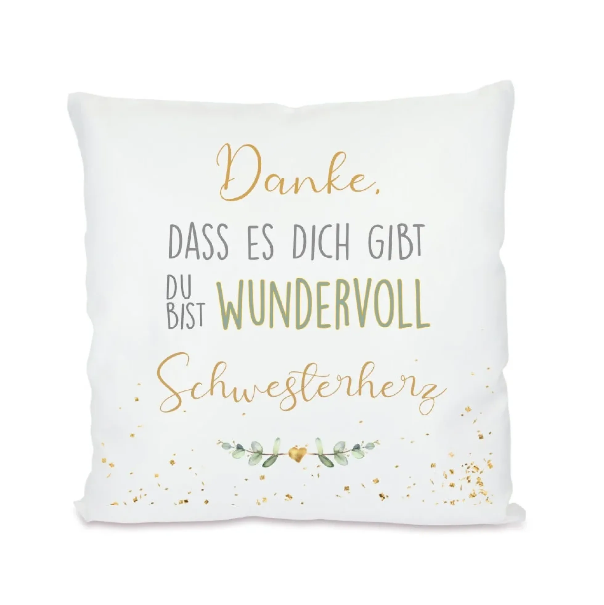Kissen mit Spruch für die "Hebamme mit Herz" | Kleines Geschenk als Dankeschön | Besondere Geschenkidee | 8 Motivvarianten zur Auswahl
