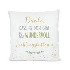 Kissen mit Spruch für die