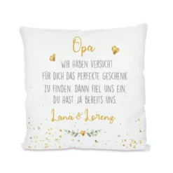Kissen mit Spruch
