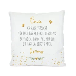 Kissen mit Spruch