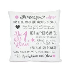 Kissen zum Schulbeginn