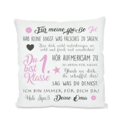 Kissen zum Schulbeginn