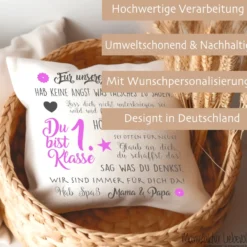 Kissen zur Einschulung