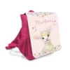 Kita Rucksack Schäfchen | Personalisierter rosa Kinderrucksack für Mädchen | Nachhaltiges Geschenk für Kindergartenkinder von 2-6 Jahre