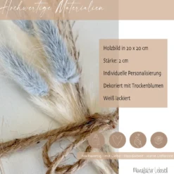 Lehrerin Abschiedsgeschenk | Holzbild mit Spruch & Blumen Dankeschön Geschenk Schule Grundschule Geschenkidee Abschied Danke | Manufaktur Liebevoll