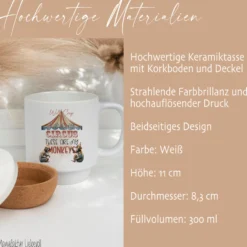 Lustige Tasse mit Spruch: Well Crap ... This ist my circus, these are my monkeys