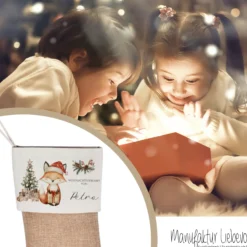 Nikolausstrumpf Nikolausstiefel personalisiert Kinder Weihnachtsstrumpf Mädchen Jungen Name Weihnachtsstiefel Nikolaussocke Weihnachten