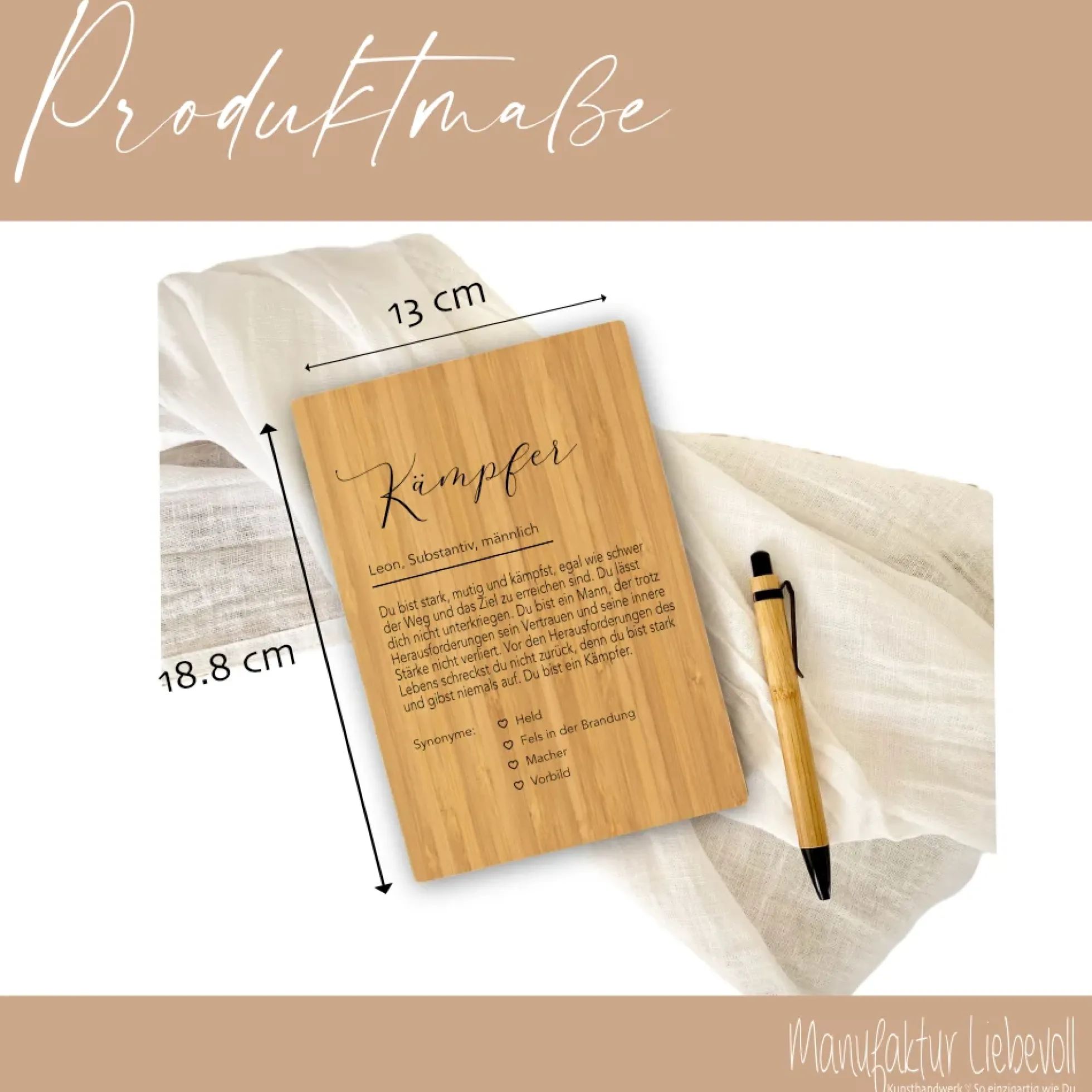 Notizbuch Kämpfer mit Namen Definition Geschenk Mann Freund Sohn Personalisiert Tagebuch Notizheft Journal Zuversicht Kraft Geschenk DIN A5
