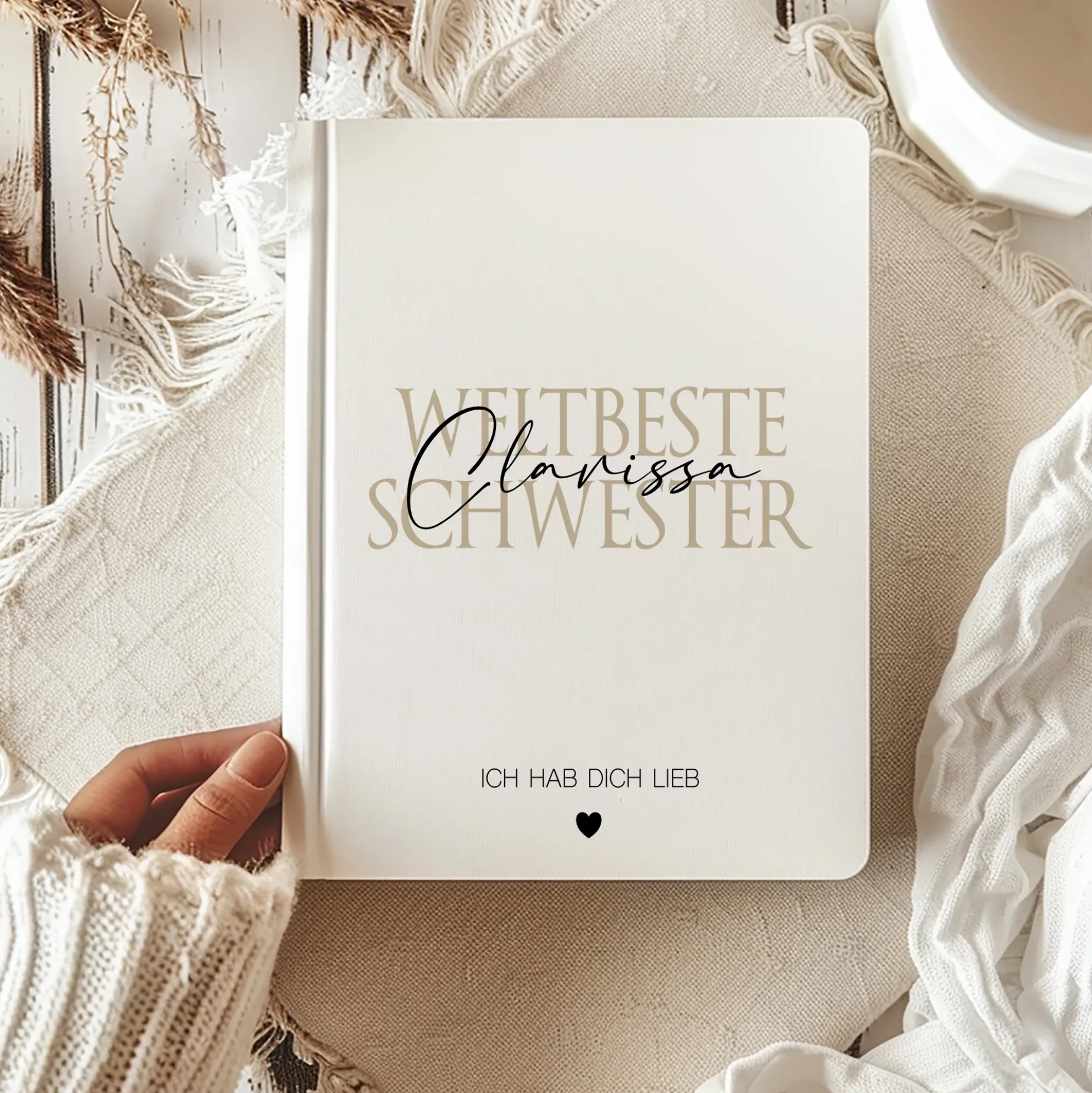 Notizbuch personalisiert Familien Geschenk Mama Notizheft Tochter Geburtstag Geschenk Schwester Papa Oma Opa Bruder Sohn