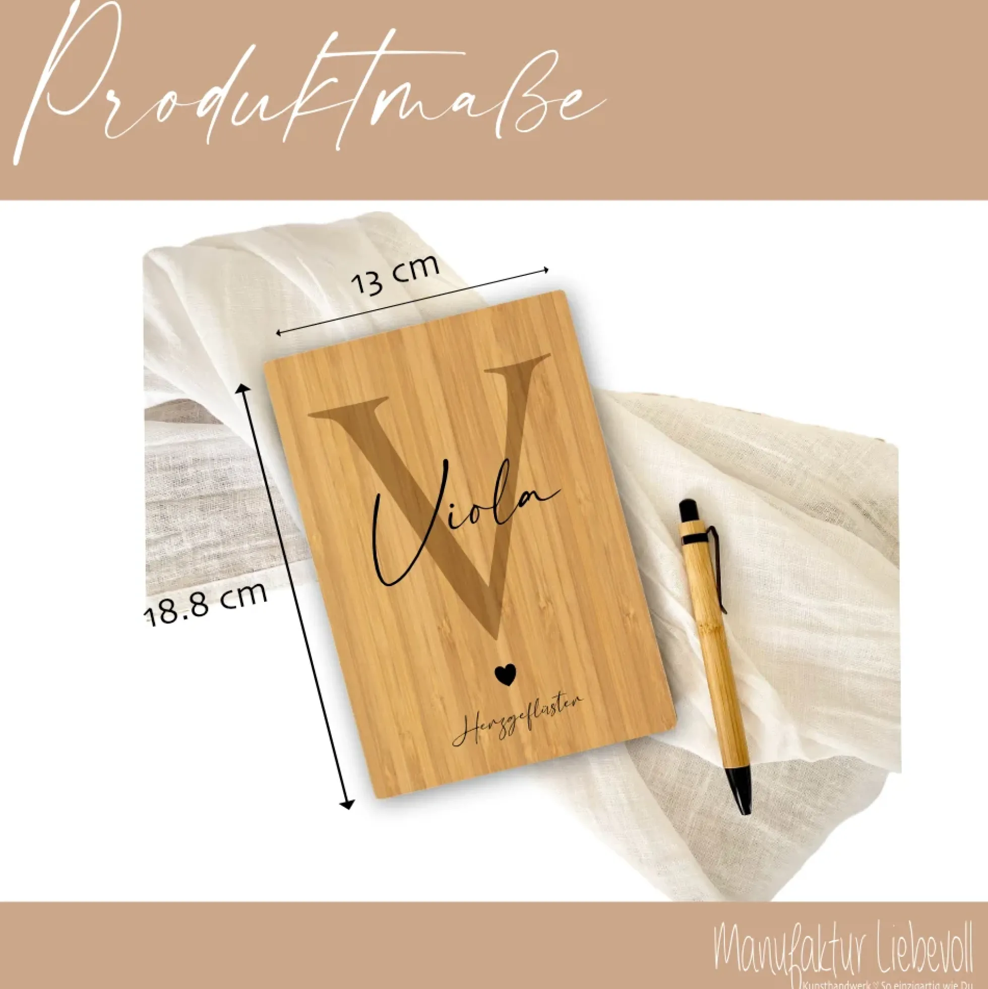 Notizbuch personalisiert Tagebuch mit Namen A5 Journal Mädchen Frauen Männer Teenager Monogramm