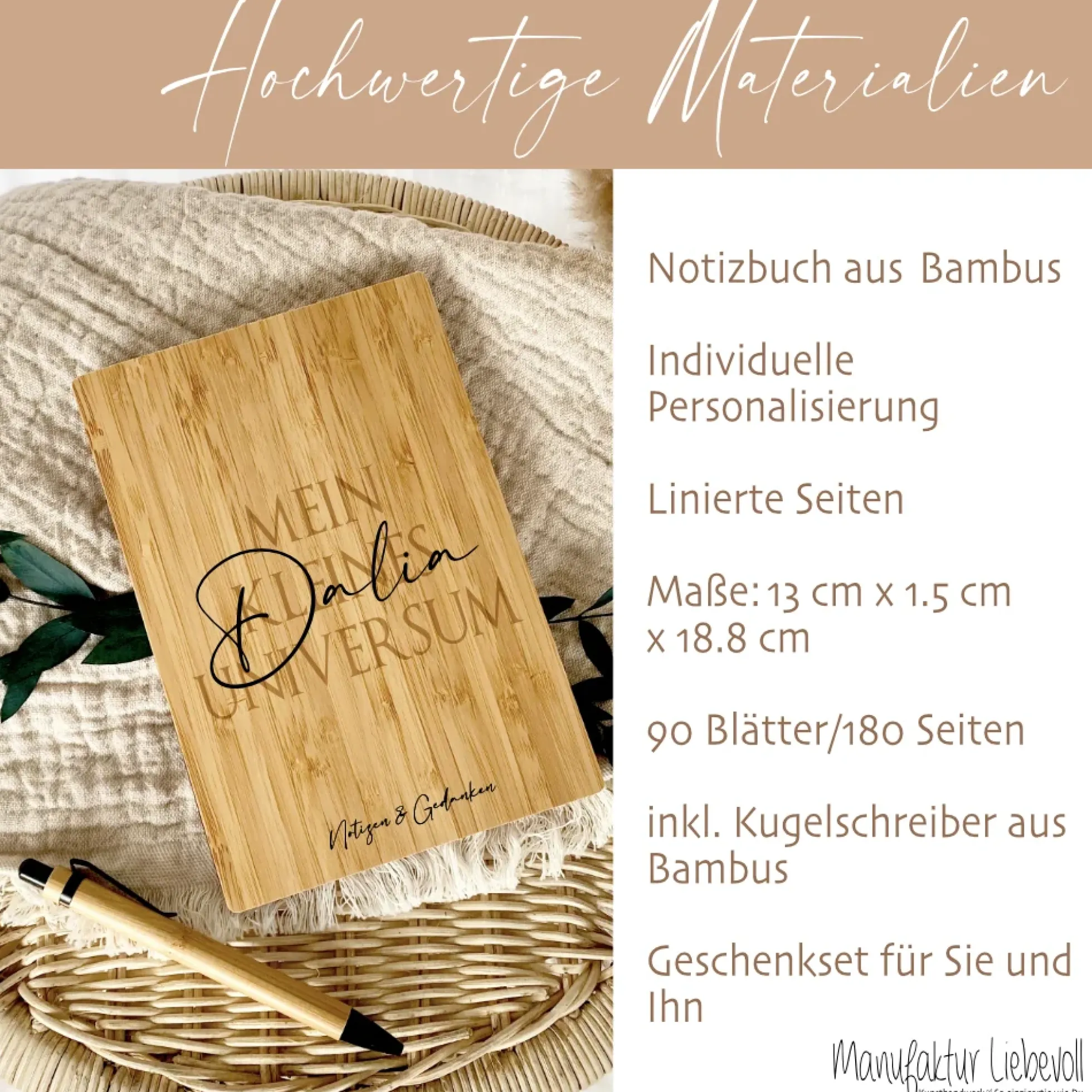 Notizbuch "Universum" Tagebuch mit Namen A5 Journal Mädchen Frauen Männer Geschenk Schreibheft Journal Notizen Gedanken