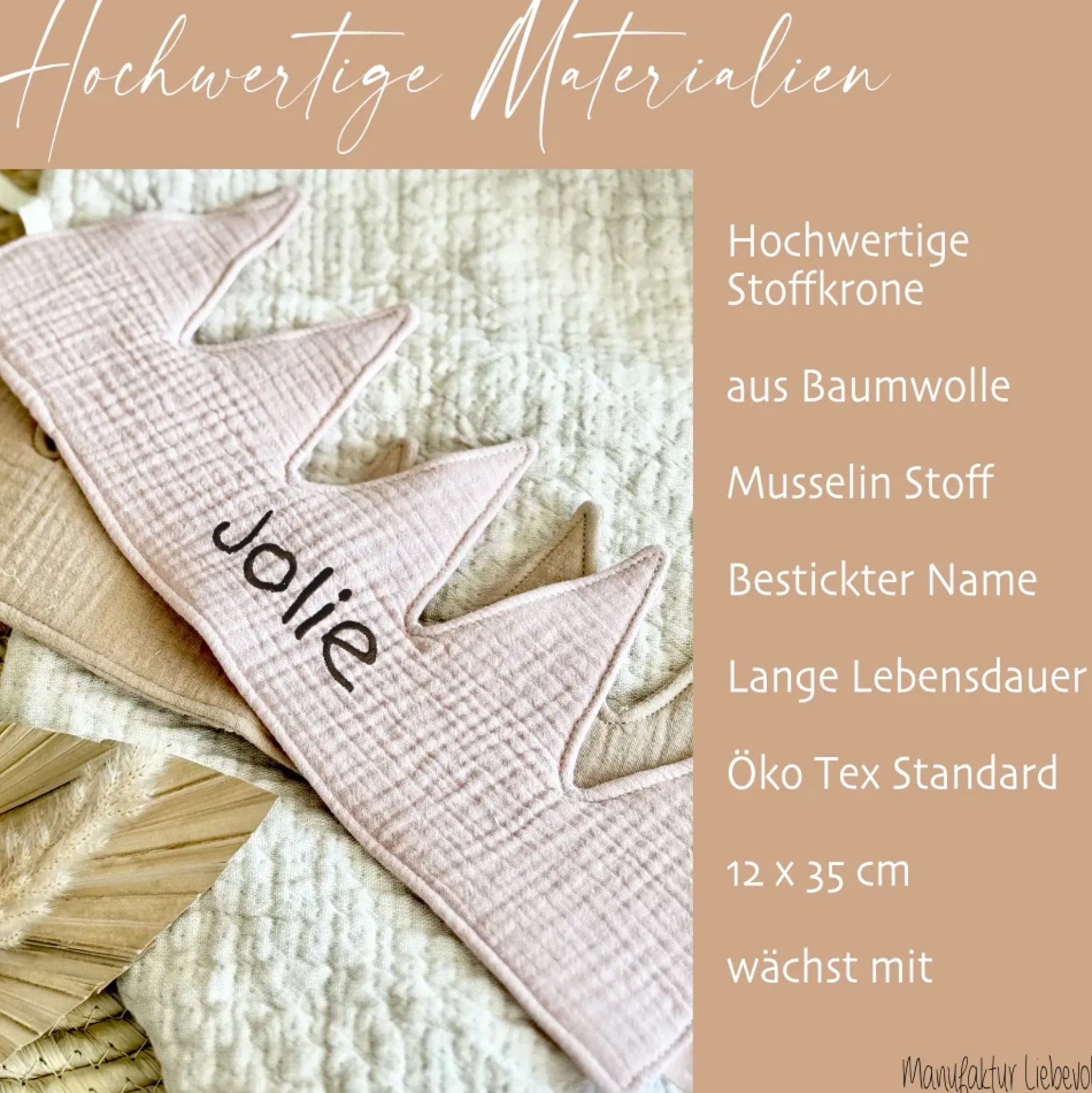 Personalisierte Geburtstagskrone für Kinder in drei Farben erhältlich