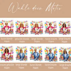 Personalisierte Geburtstags-Tasse mit Name – Lustiges Geschenk für Frauen & Männer