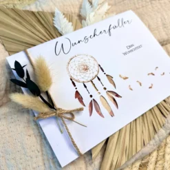 Personalisierte Geldgeschenk Karte Wunscherfüller I Gutschein I Hochzeit I Geburtstagsgeschenk | Jugendweihe KonfirmationI persönliches Geschenk Ruhestand Abschied | Geld verschenken Dankeschön