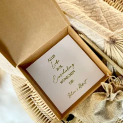 Personalisierte Geschenkbox zur Einschulung, Geschenkschachtel für Erstklässler, Geschenkverpackung zum Schulanfang
