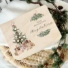 Personalisierte Heiligabend Box Holzbox Personalisiert Weihnachten Geschenk Frohe Weihnachten für Kinder Familie Frauen Freundin Holzkiste
