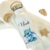 Personalisierte Kinder Trinkflasche „Drache Fabelwesen" mit Namen für Jungen u. Mädchen I Edelstahl Thermosflasche für Kita Schule 500ml