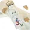 Personalisierte Kinder Trinkflasche "Fußballspieler" für Jungen mit Namen | Thermosflasche Fußballer aus Edelstahl für Teenager Kita Schule | 500ml