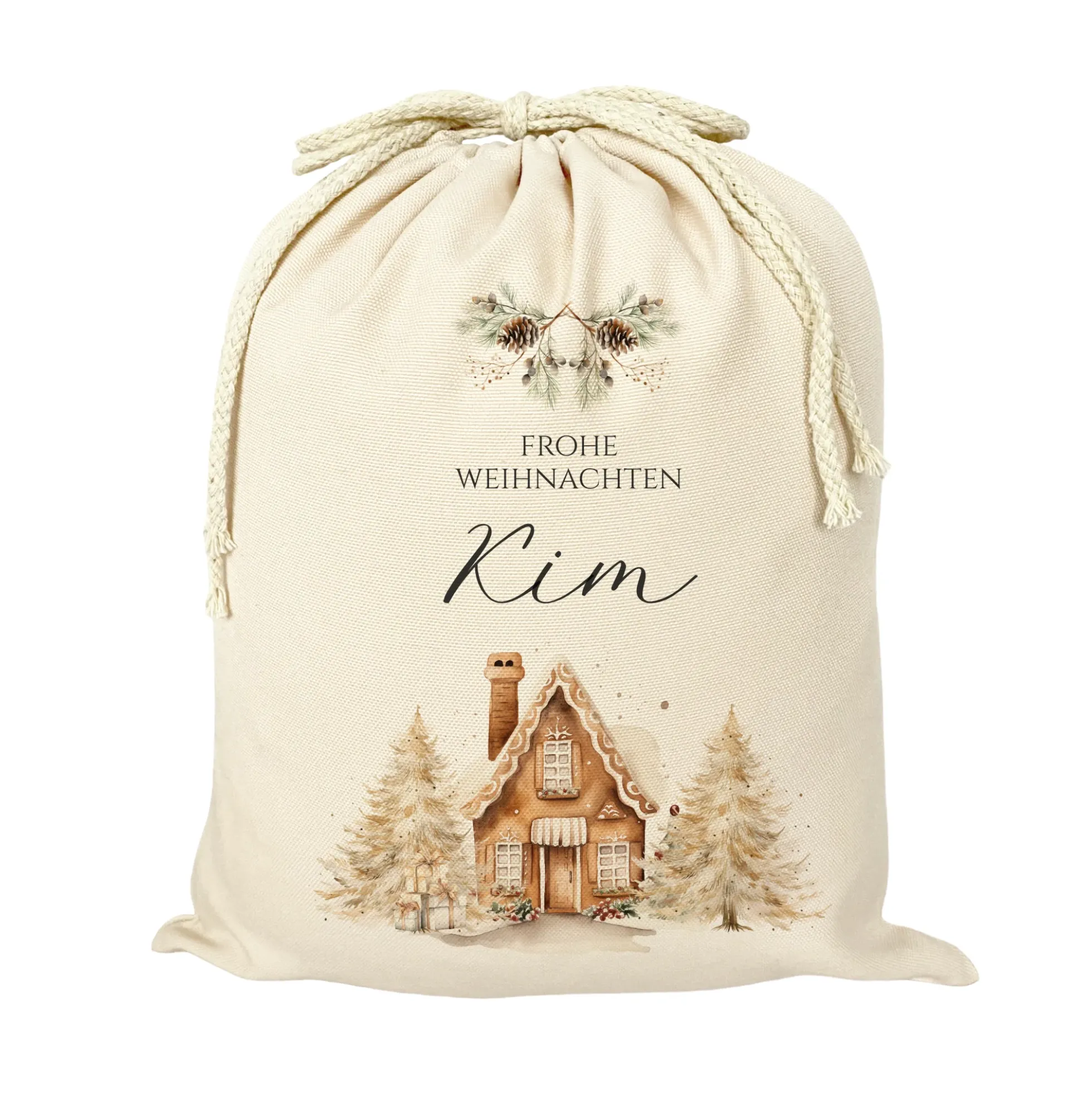 Personalisierter Geschenkesack zum Befüllen für Kinder und Erwachsene zu Weihnachten
