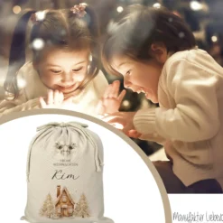 Personalisierter Geschenkesack zum Befüllen für Kinder und Erwachsene zu Weihnachten