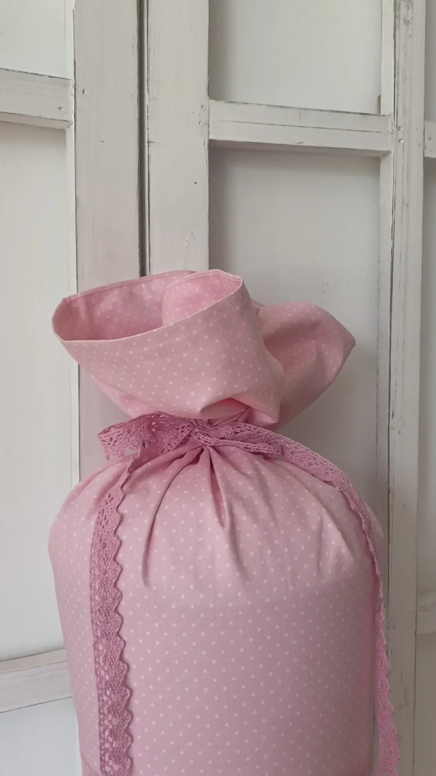 Personalisierte Rosa Stoff Schultüte Katze Mädchen Name Blumen Boho Vintage Einschulungstüte Zuckertüte 70 cm | Optional mit Füllkissen und Spitzenschutz